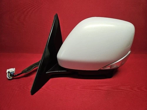 2011 2012 Infiniti QX56 LEFT DRIVER Door Wing Mirror QAA Moonlight White Pearl