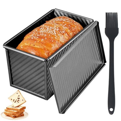 Brotform mit Deckel Pullman Laibform Brot Laib Pfannen für selbstgebackenes Brot E8Q28816