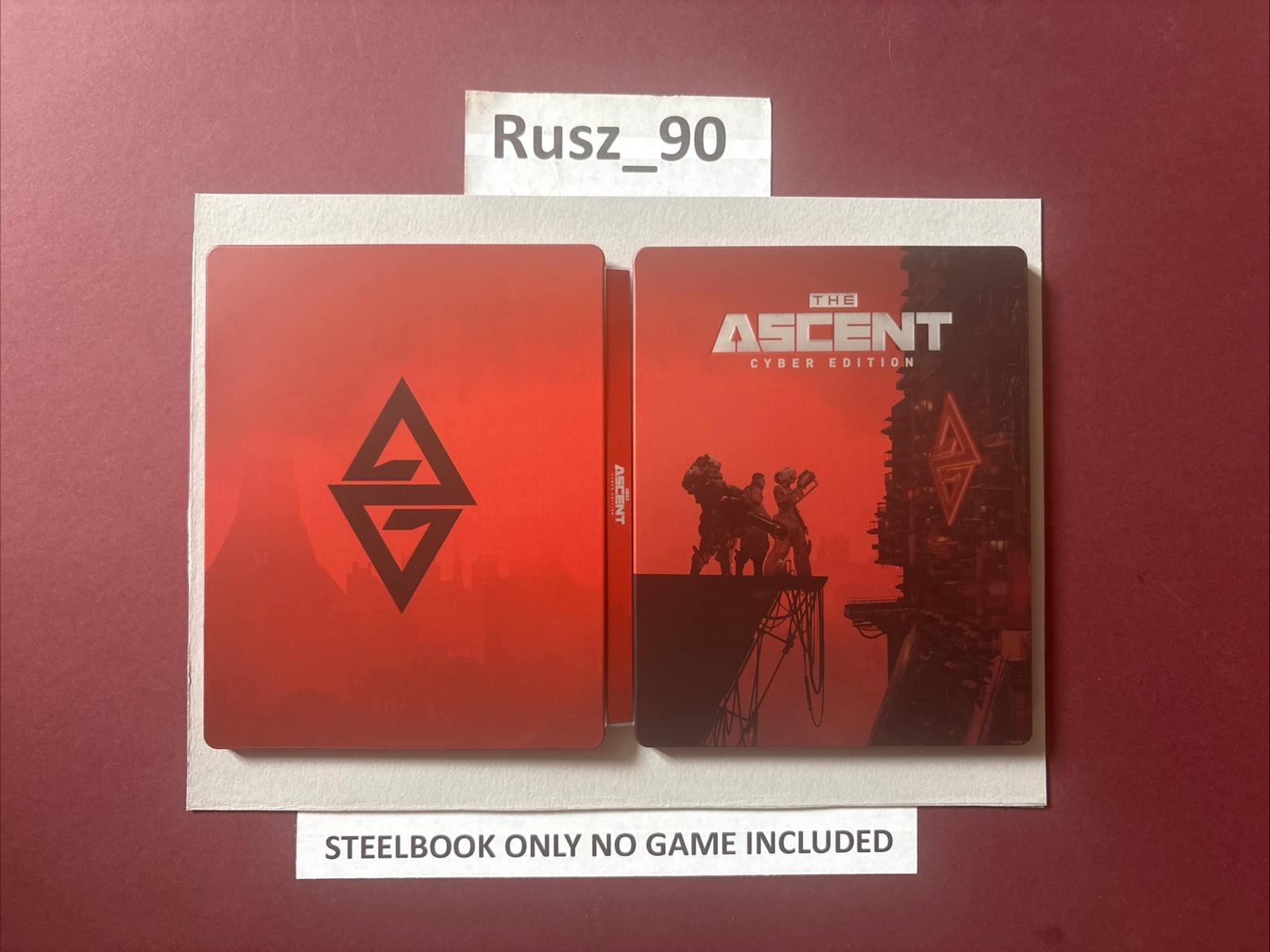 STEELBOOK ONLY The Ascent: Cyber Collectors Edition PS4/5/Xbox Series X VG COND