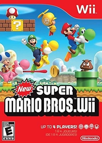 New Super Mario Bros. Wii Nintendo Wii BRAND NEW SEALED WORLD EDITION