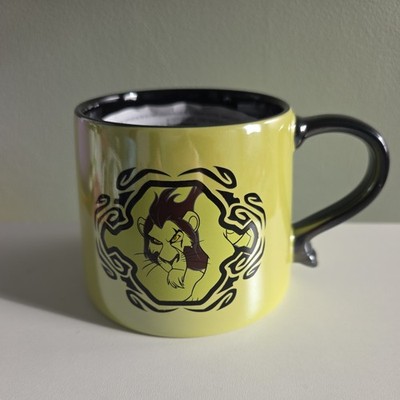 Brandneu mit Etikett Disney Store König der Löwen Narbe Tasse ''Vergib mir, dass ich nicht vor Freude springe'' 