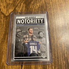 2025 Panini Mosaic - Notoriety Sam Darnold #9
