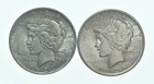 1923 & 1925 Peace Silver Dollar $1 Bullion Collection Lot *101
