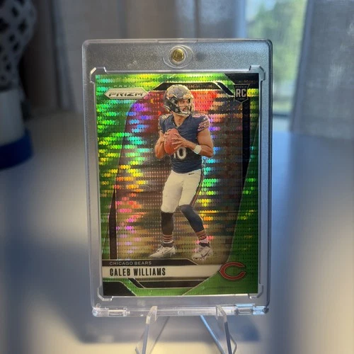 2024 Panini Prizm - Rookies Caleb Williams #301 Neon Green Pulsar Prizm (RC)