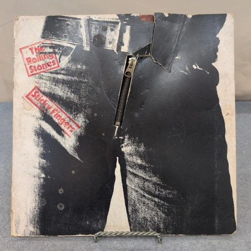 The Rolling Stones Sticky Fingers Vinyl LP Andy Warhol Zipper Cover COC 59100