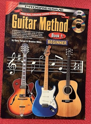 PROGRESSIVE GUITAR METHOD    BOOK 1   W/CD & DVD