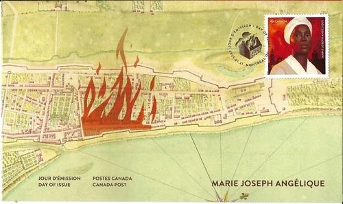 Fire - Canada / FDC with single stamp / Depicting Marie Joseph Angelique