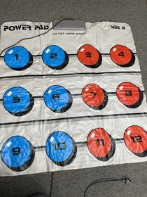 Vintage Nintendo Power Pad Official OEM NES-028 Floor Mat Controller UNTESTED