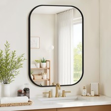 Bathroom Mirror for Wall, Black Bathroom Vanity Mirror for Over Sink 24 x 36,...