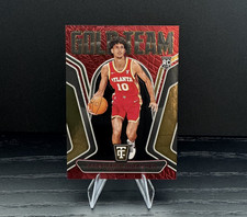 2024-25 Panini Totally Certified Zaccharie Risacher Gold Team Red Mirror /99 #24