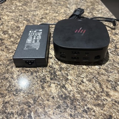 HP USB-C Dock G5 (ABA) w/ 120W AC Power Adapter   Tested, Excellent