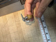 Vintage 1947 Lone Ranger Ring Six Shooter Pistol Kix Cereal Box Prize