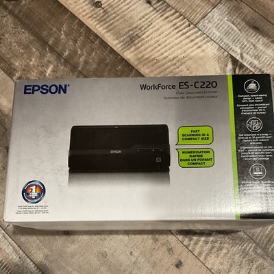 Epson WorkForce ES-C220 Duplex Color Desktop Scanner 600 dpi USB 2.0 A4