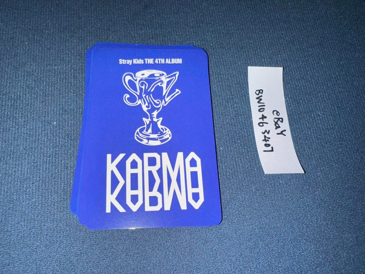 STRAY KIDS OFFICIAL KARMA ALBUM YZY VC POB PHOTOCARD | eBay