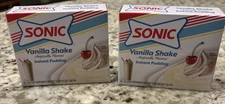 Sonic Vanilla Shake Instant Pudding Mix - 2 BOXES 2.90 OZ Exp. 7/2027