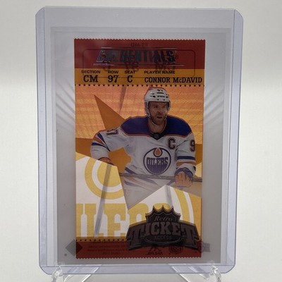 2024-25 Upper Deck Credentials CONNOR MCDAVID Retro Ticket Acetate Oilers #RT-MD