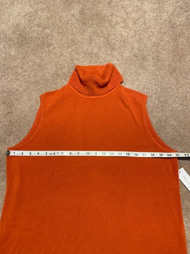 Suéter sin mangas cuello alto cayena Mercer Street Studio para mujer XXL 2xl nuevo con etiquetas - Imagen 4 de 9