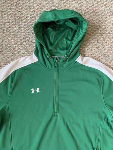 Under Armour Storm Armour Mens 1376889-305 Green Loose Fit Fleece Jacket Size L - Imagen 4 de 11