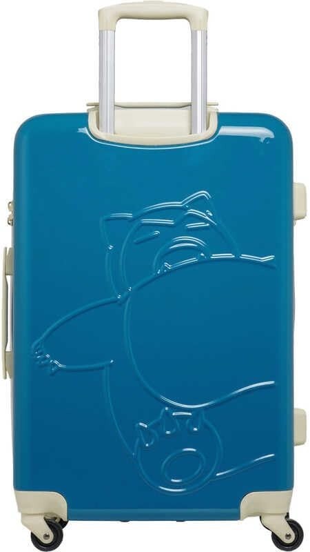 Pokemon Snorlax Blue Suitcase luggage 62L PK-0886-60 New Japan M