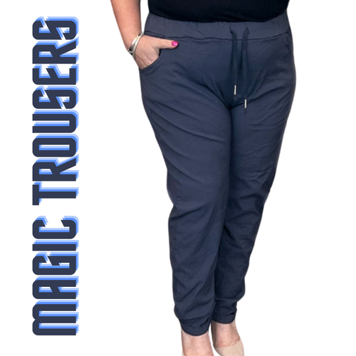 PANTALONES MUJER ROCKTHOSECURVES PANTALONES MÁGICOS ELÁSTICOS BOLSILLOS LATERALES JEAN TALLA GRANDE - Imagen 26 de 38