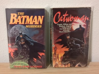 Batman Murders Gardner + Catwoman Lynn Abbey Robert Asprin 1992 Warner Books Lot