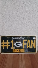 Green Bay Packers #1 Fan License Plate