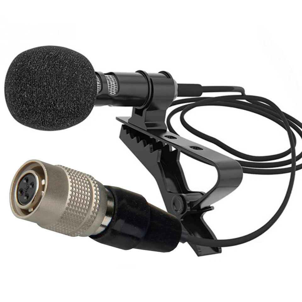 Audio Technica Lavaliere Microphone CW 4 Pin Hirose Unidirectional Cardioid - Image 2 of 4