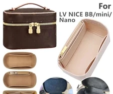 BAG INSERT shaper Organiser for Louis Vuitton NICE Vanity Case: Nano Mini BB