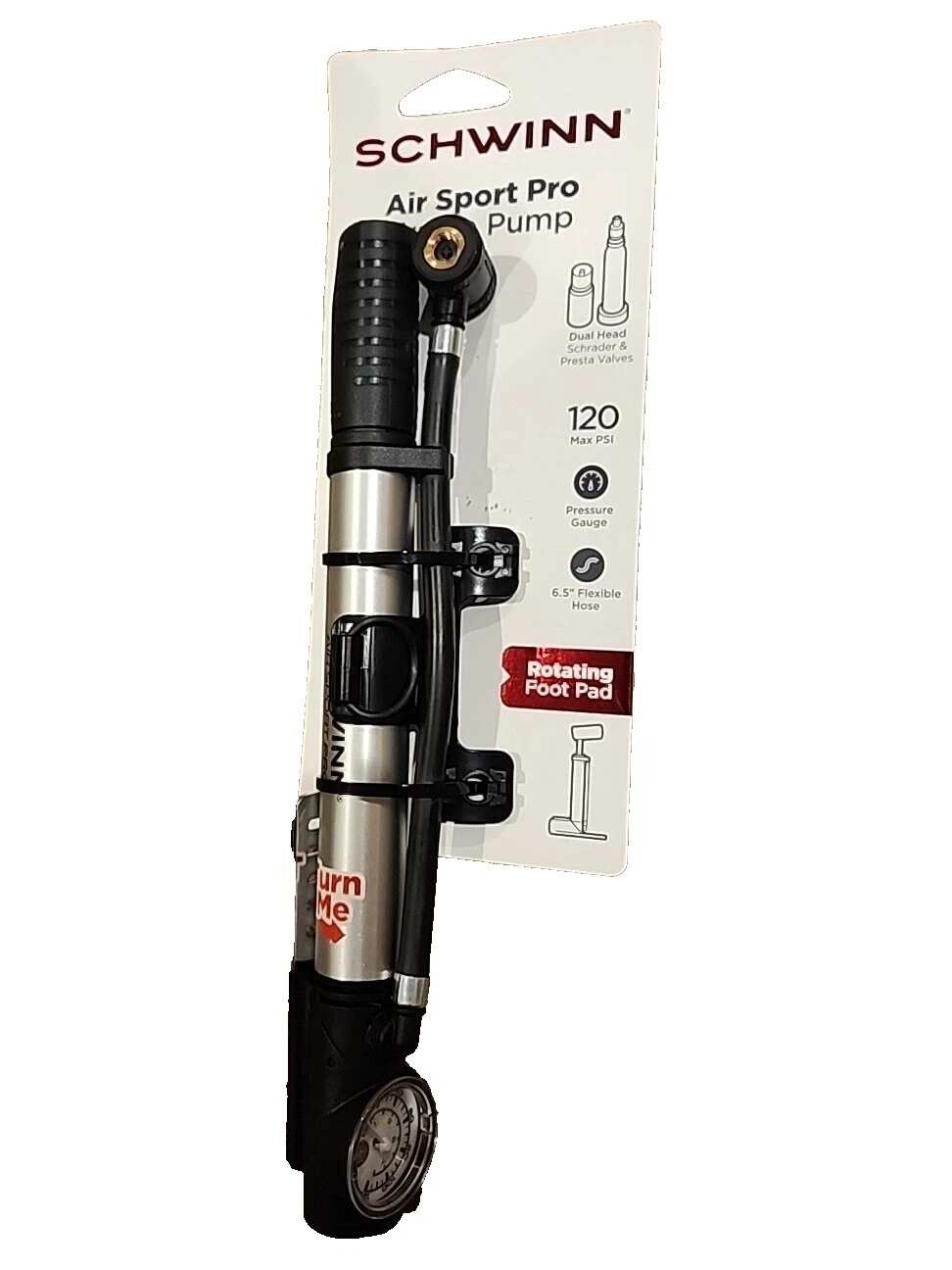 Bomba de doble ajuste Marco Schwinn bombas para bicicletas