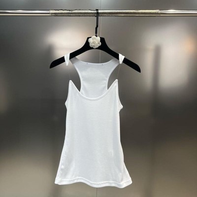Invisible Strap Design Y/project Vest Ribbed Cami Tank Sleeveless Women Tops