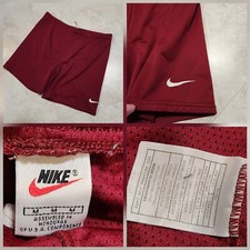 VTG 90s NIKE Mens M Medium Athletic Stretch Waist Drawstring Running Shorts