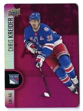 2022-23 Upper Deck Tim Hortons Hockey Chris Kreider DC-31 Red Die Cut Insert