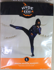 Halloween Costume Kids Ninja Hyde and Eek Water Dragon Warrior, Size Large, New