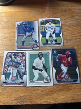 Bowman Baseball Rookie Lot x5. Morel. Robert. Vaquero. Cross. Alcantara