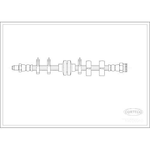 FERODO Flexible De Frein FHY2197 Longueur