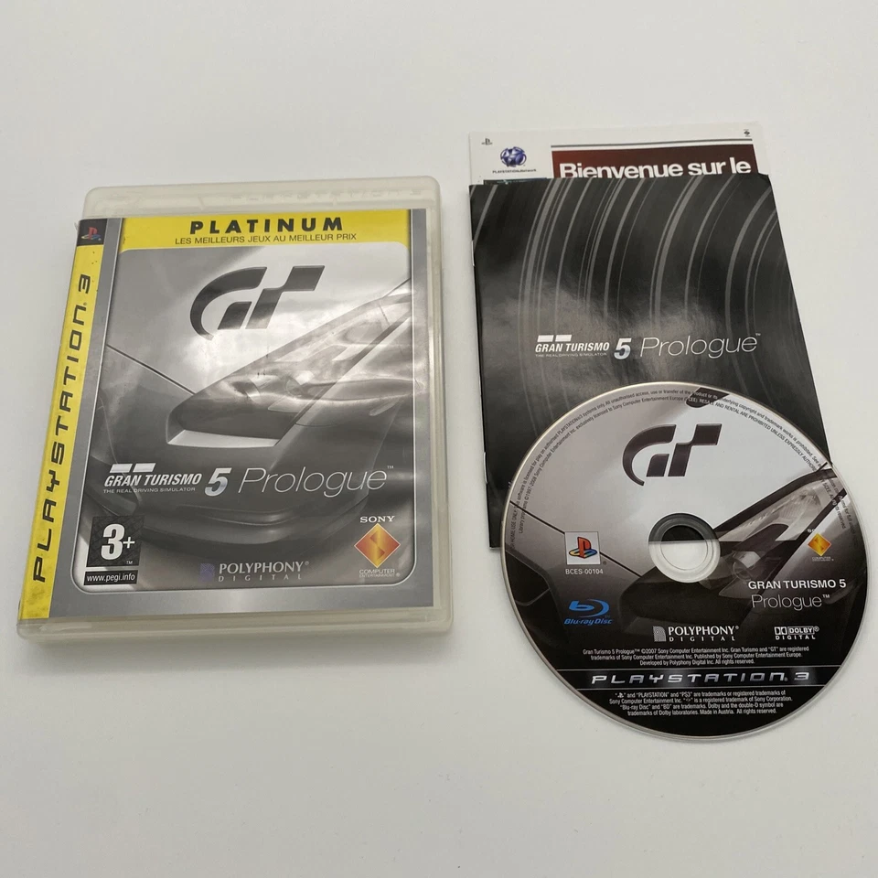 GRAN TURISMO 5 PROLOGUE SONY PLAYSTATION 3 (PS3 PLATINUM) FR OCCASION, photo 1 sur 2