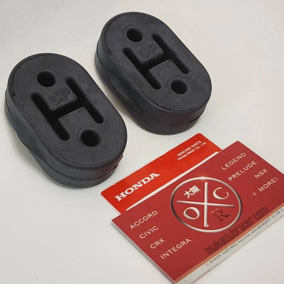 2X Colgador de escape de goma genuino OEM Honda Acura TSX 04-08 09-14 18215-S84-A20 Foto 2 de 4