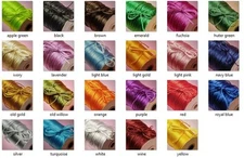 2MM Satin Rattail Cord Trim Shamballa Macrame Beading Nylon kumihimo String