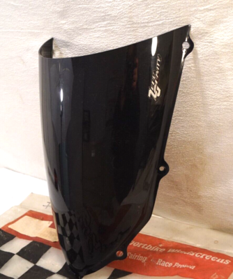 【FLARE UP】 top 04-05 Kawasaki Ninja ZX-10 R Zero Gravity Bubble Windshield Dark