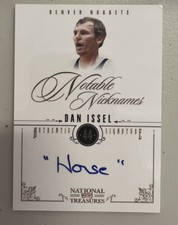 2011-12 Panini National Treasures Dan Issel Notable Nicknames Auto /49