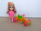 1967 MATTEL LIDDLE KIDDLE SKEDIDDLE ANNABELLE  AUTODIDDLE CAR & DOLL