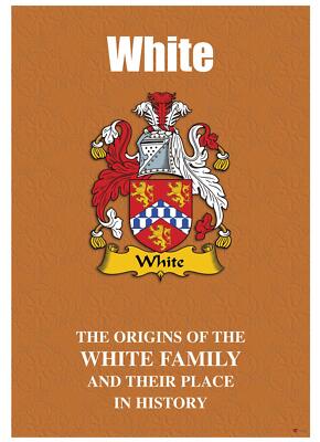 White English Surname History Booklet with Historical Facts of this Famous Name