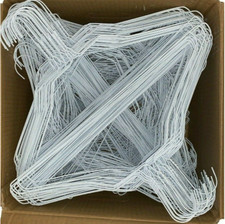 Kleiderbügel weiß Drahtbügel Metall - Hemden 2mm - 100 / 200 / 300 / 400 / 500