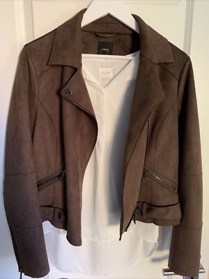 ZERO Jacke /Lederjacke Blazer in braun NEU