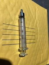 2 cc/ml Glass Syringe Free Shipping