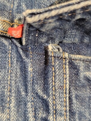 Vintage 70s LEVIS DENIM TYPE III TRUCKER JACKET Sz 41, 70505