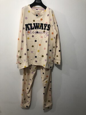 Next Always Dreaming Polka Dots Cotton Pyjamas Set Top Bottom