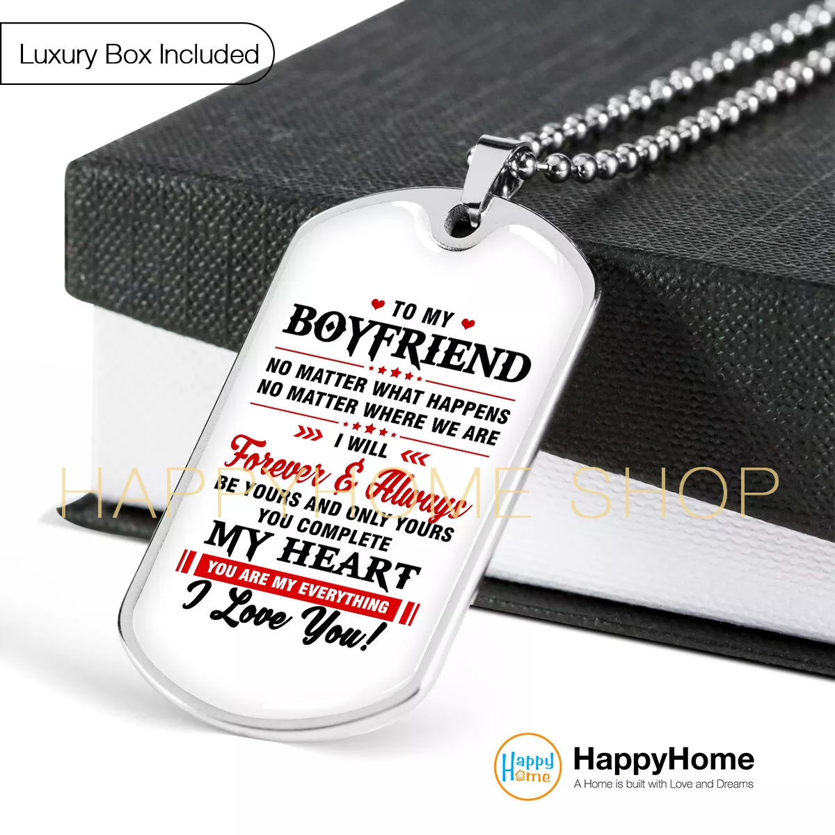 Boyfriend and hotsell girlfriend dog tags
