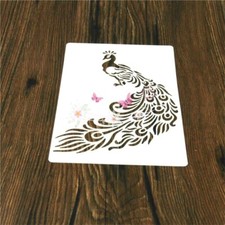 Peacock Craft Layering Stencils For Walls Painting Scrapbooking Stamp Album Arts