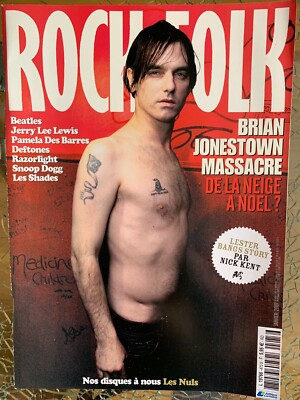 ROCK & FOLK 473 MAG ROCK FRANCE - BRIAN JONESTOWN MASSACRE_LESTER BANGS_DEFTONES